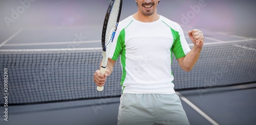 Composite image of tennisman photo