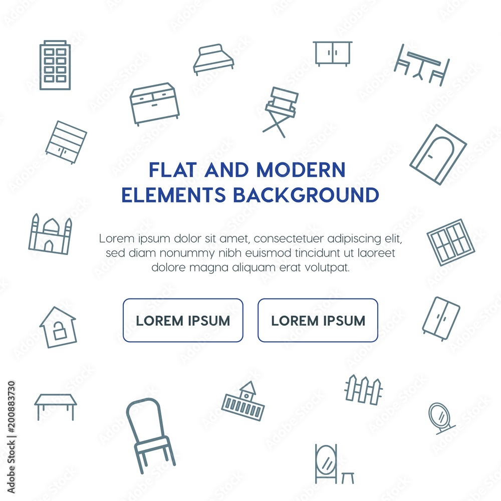 buildings, furniture outline vector icons and elements background concept on white background...Multipurpose use on websites, presentations, brochures and more buildings, furniture outline vector icons and elements background concept on white background...Multipurpose use on websites, presentations, brochures and more