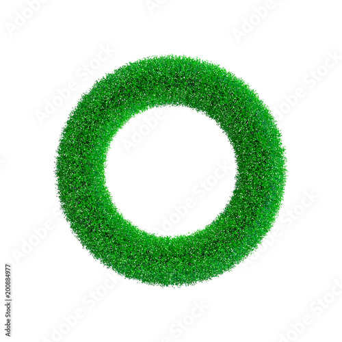 Grass frame in form of circ...