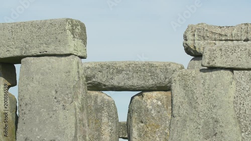 Close up of the Trilithons at Stonehenge photo