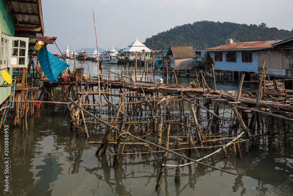Bay in the fishing village of Bang Bao Bay in the fishing village of Bang Bao