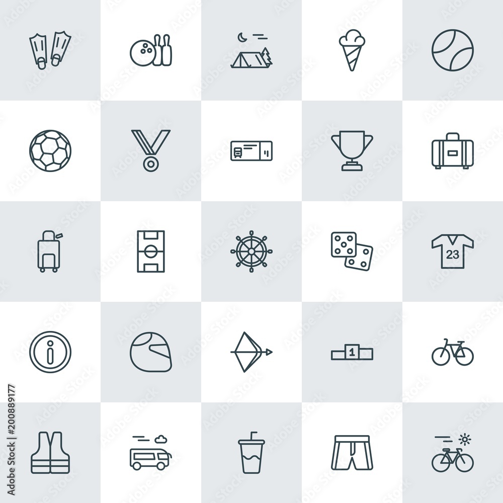 Modern Simple Set of sports, travel Vector outline Icons. ..Contains such Icons as podium, sport, glass, bike, arena, camp, travel and more on white background. Fully Editable. Pixel Perfect. Modern Simple Set of sports, travel Vector outline Icons. ..Contains such Icons as podium, sport, glass, bike, arena, camp, travel and more on white background. Fully Editable. Pixel Perfect.
