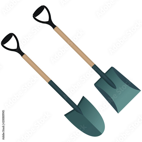 shovel vector design