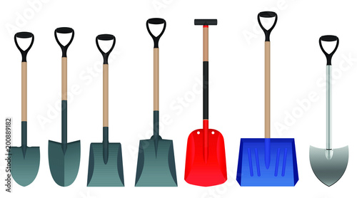 shovel vector design