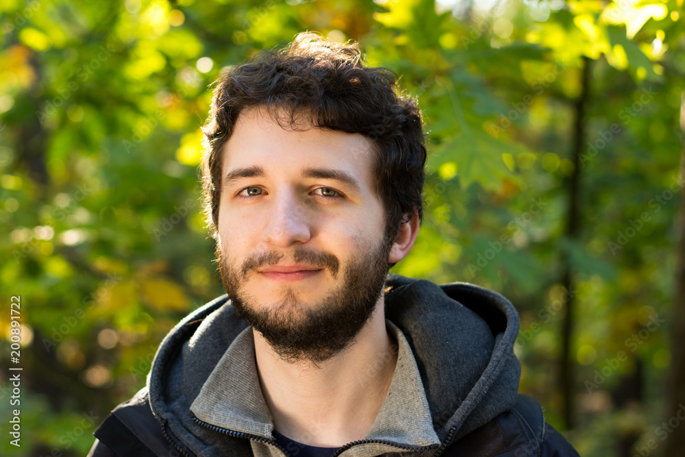 Young man portrait. Young man portrait.