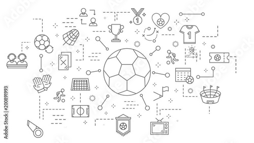 Soccer ball animation.
