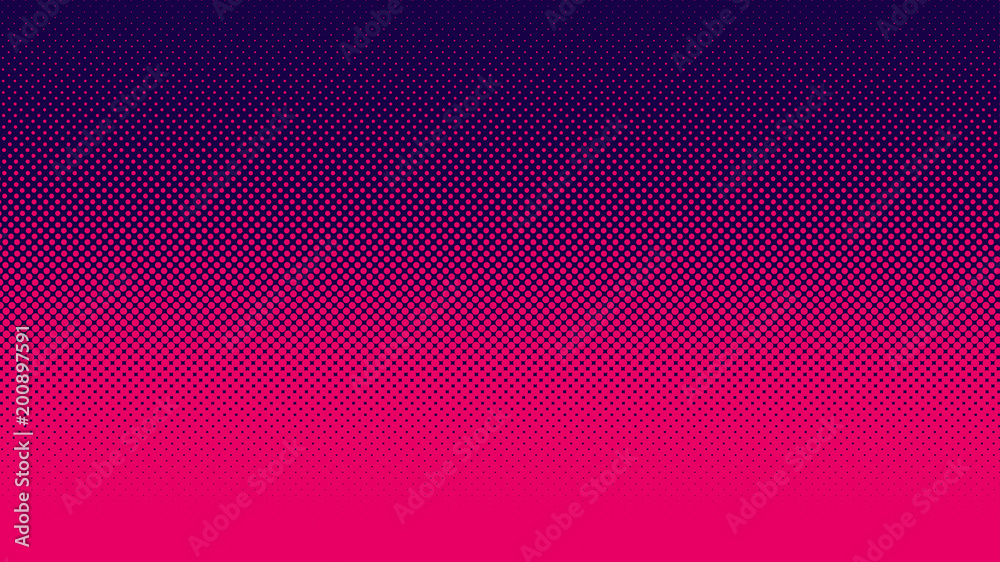 Gradient halftone pattern vertical vector illustration. Red Pink dark blue dots, blue halftone texture. Pop Art blue pink halftone, comics Background. Background of Art. AI10 Gradient halftone pattern vertical vector illustration. Red Pink dark blue dots, blue halftone texture. Pop Art blue pink halftone, comics Background. Background of Art. AI10