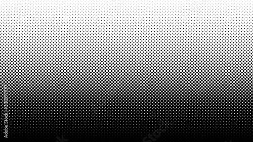 Gradient halftone pattern vertical vector illustration. Black white dots halftone texture. Pop Art black white halftone Background. Background of Art. AI10 photo