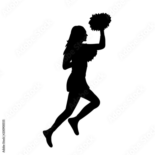  silhouette girls  jumps cheerleaders, sports, cheerleading