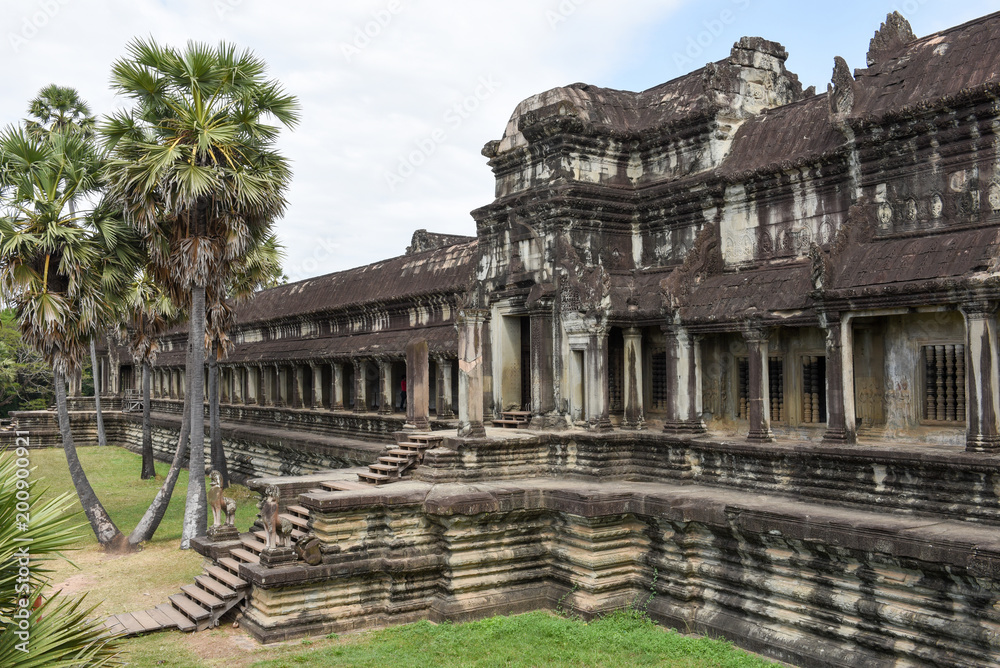 Angkor Wat temple at Siem Reap in Cambodia.