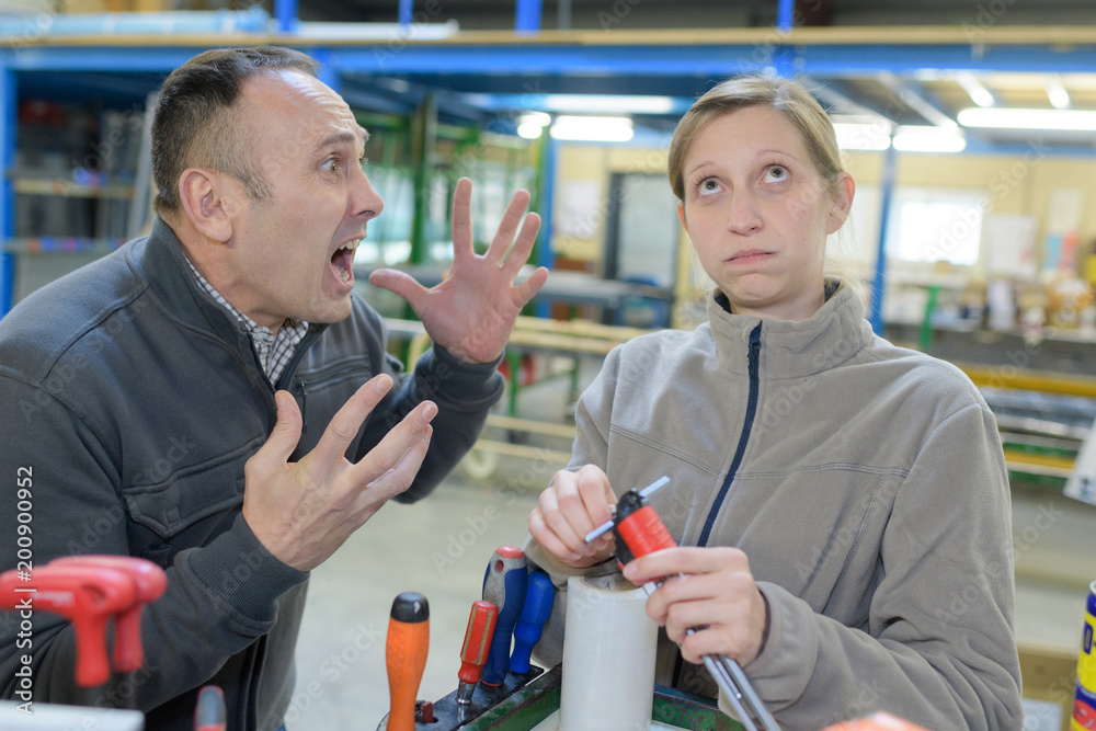 manager shouting at the worker manager shouting at the worker
