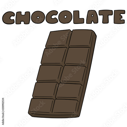 vector set of chocolate