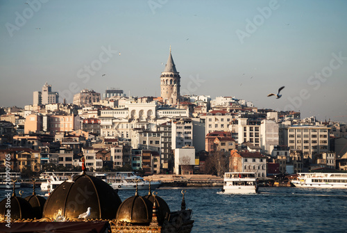 Good view to Galata tower in Istanbul © esteldance