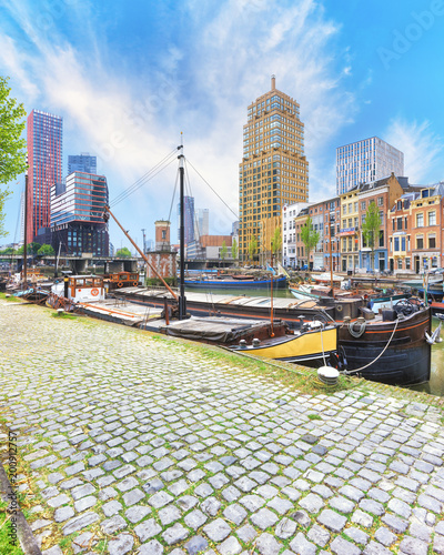 Veerhaven and Maritime quater (Scheepvaartkwartier) of Rotterdam photo