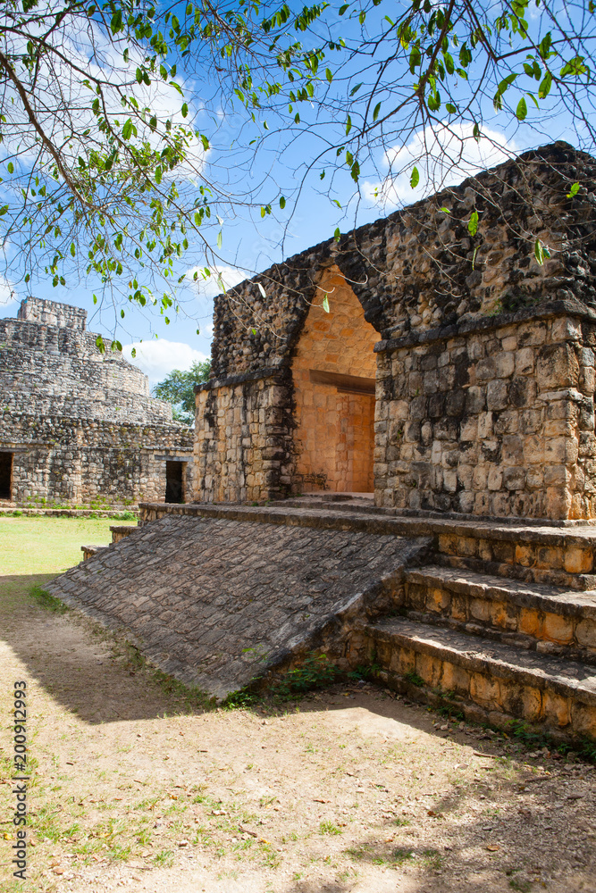 Majestic ruins in Ek Balam.Yucatán, Mexico.