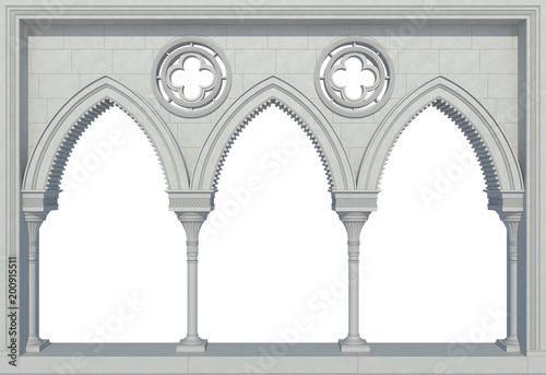 Colonnade arabic style