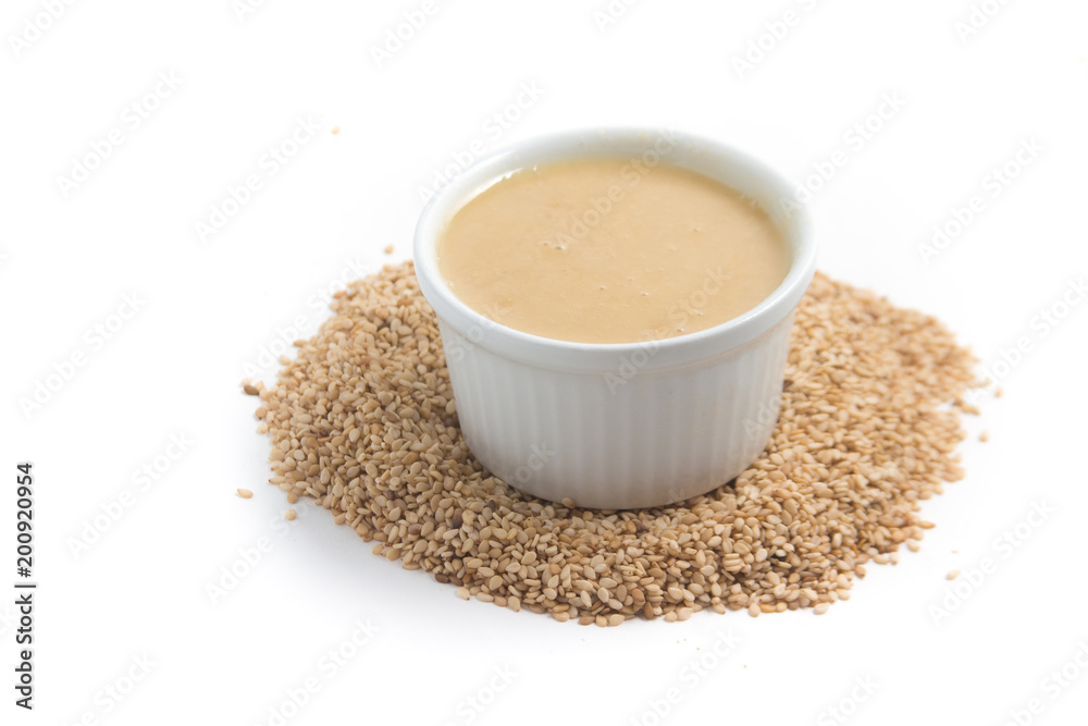 Tahini in a bowl Tahini in a bowl
