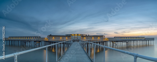 Cuadro en lienzo Helsingborgs Cold Bathhouse Panorama
