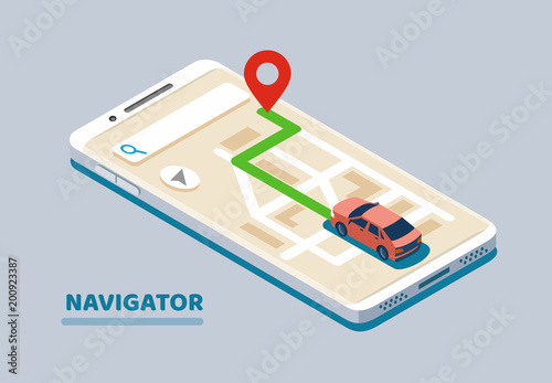 modern isometric navigation