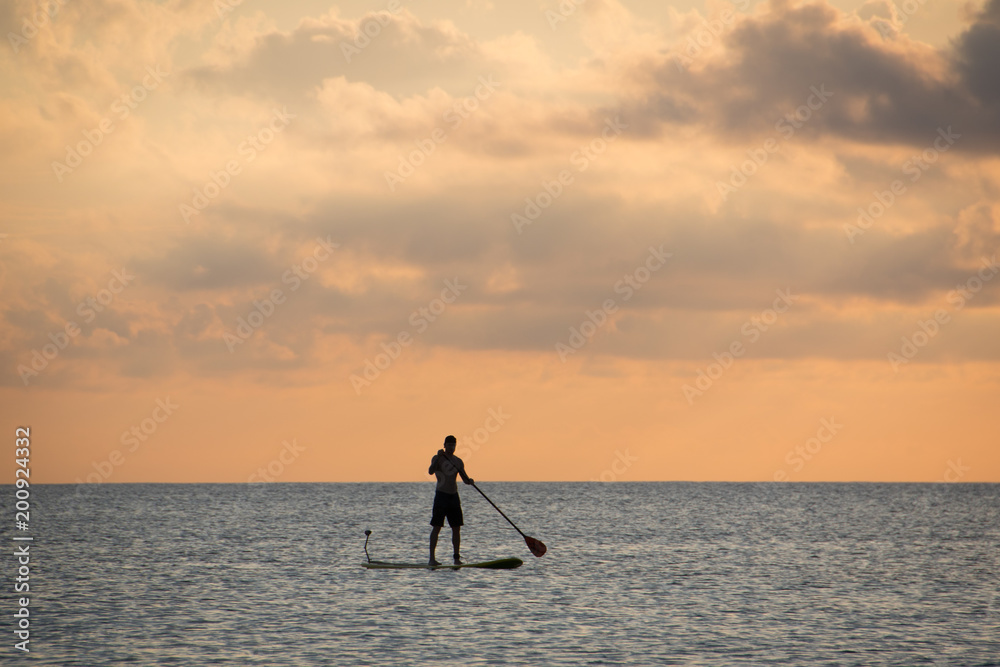 Stand Up Paddleboard Sunset