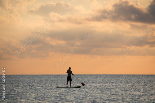 Stand Up Paddleboard Sunset © chrisdonaldsonmedia
