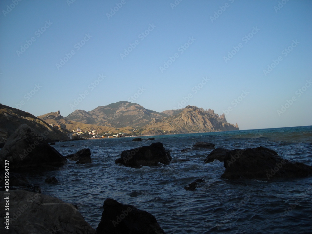 sea and rocks