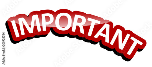 banner important