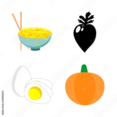 icons about Food with drink, dish, spaghetti, halloween and lunch