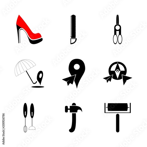 icon Instruments And Tools with capentering, north, outline, technology and fixer