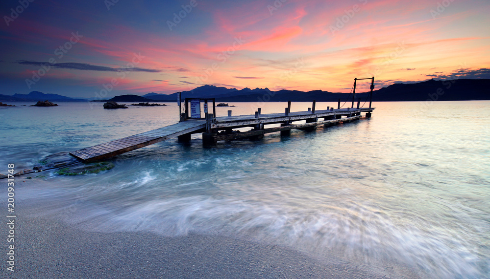 Fototapeta premium entspannter Abend am Strand