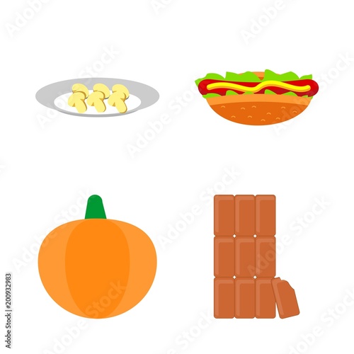 icons about Food with big, sandwich, organic, bitter and gloomy