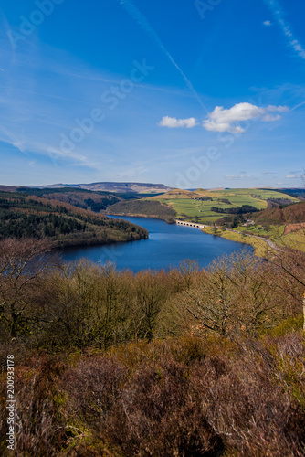 Obraz na płótnie Nice weather in Bamford, United Kingdom w salonie