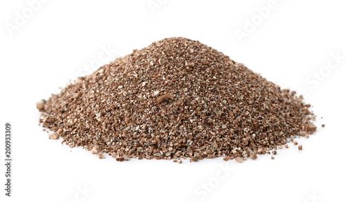 Pile of vermiculite