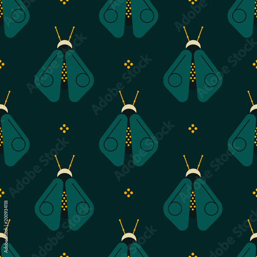 Geometric firefly geometric pattern. Minimal geometric series.