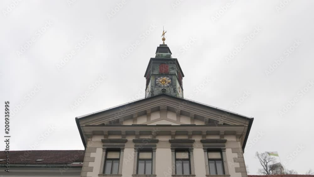 Low angle view of the Town Hall Low angle view of the Town Hall