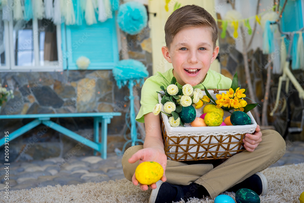 Fototapeta premium teens spending time on easter