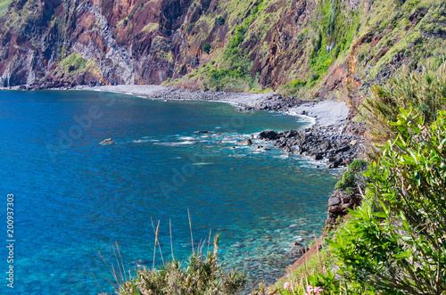 Little bay on Madeira island, Portugal