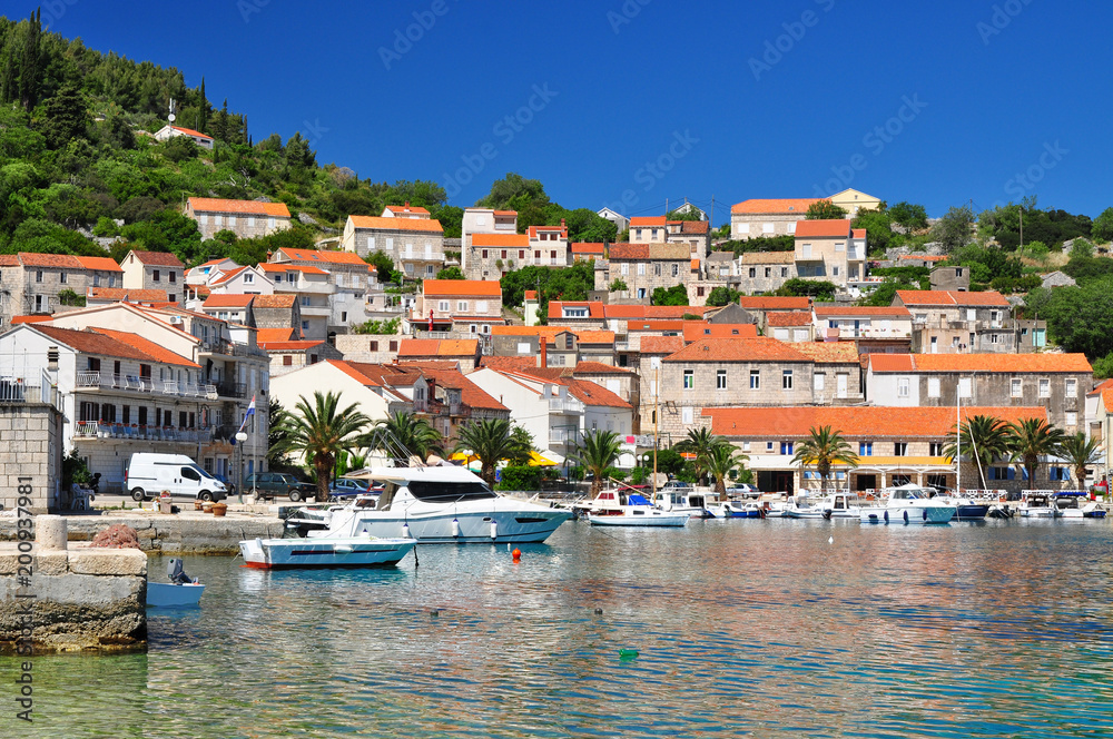 Adriatic sea appartments village Racisce on Korcula Croatia