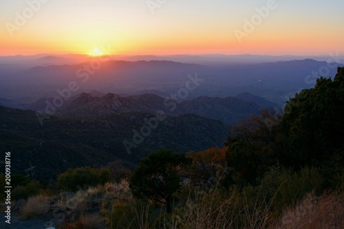 Southern Arizona Sunset Sells Tohono O'Odham Southwest Mountains