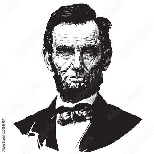 Papier peint Abraham Lincoln