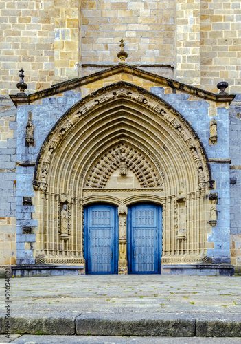 The Iglesia Santa Maria church in Gernika, a historic town in the province of Biscay (Bizkaya), Spain. photo