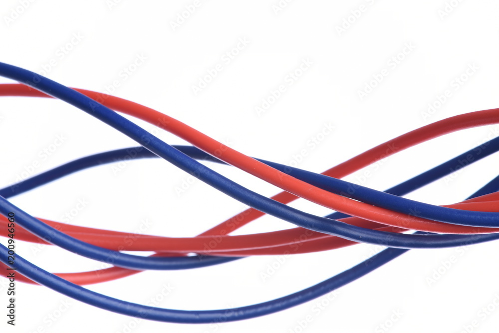 Electrical cable isoladed on white background Electrical cable isoladed on white background