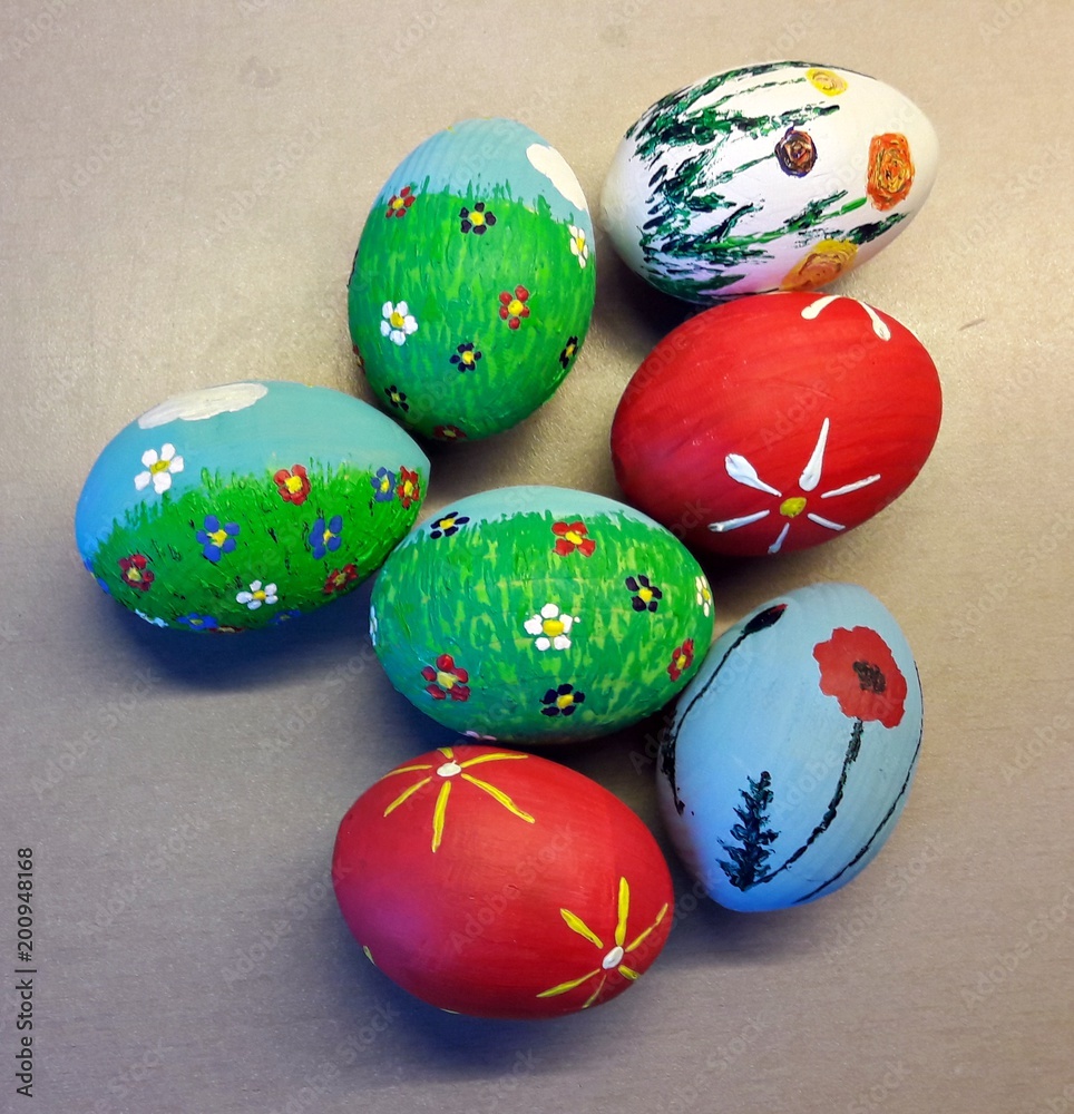 Painted easter eggs