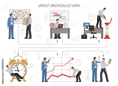 Planning Flat Illustration