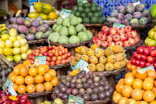 Fresh exotic fruits