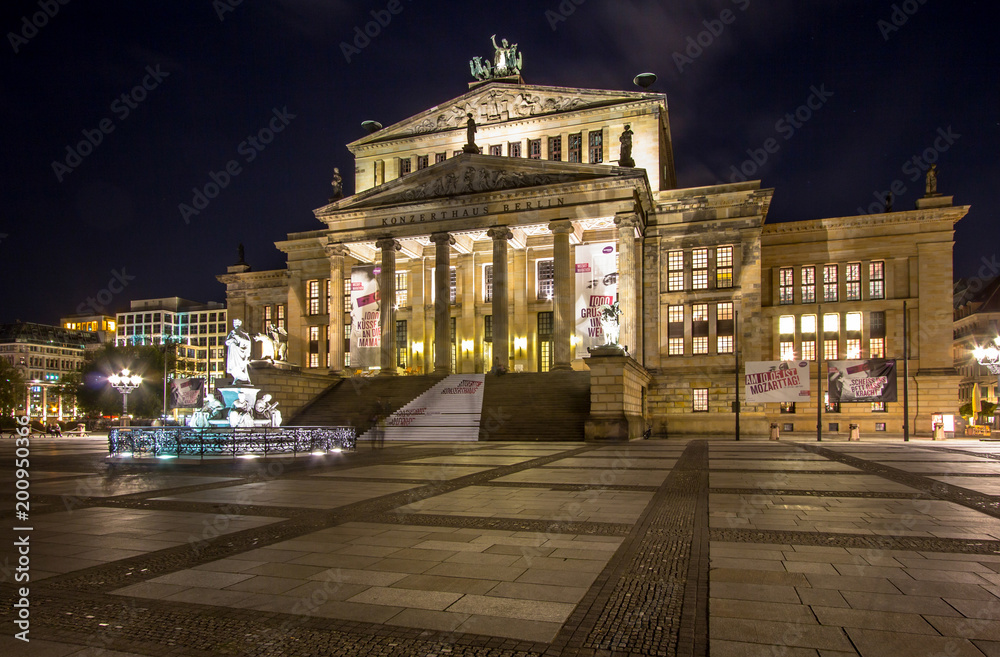 Konzerthaus at night, Berlin, Germany