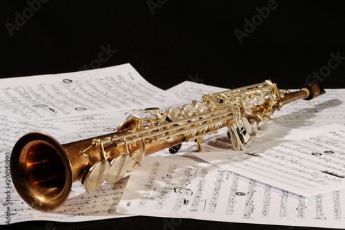 Sax soprano over arrangements