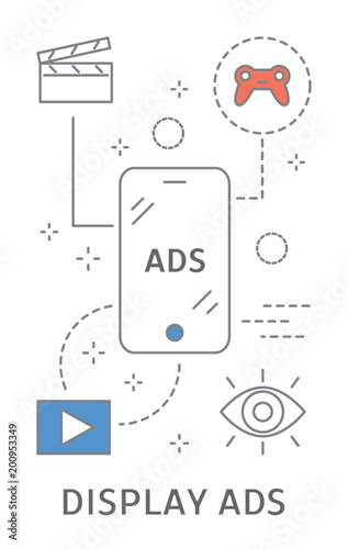 Digital marketing illustration