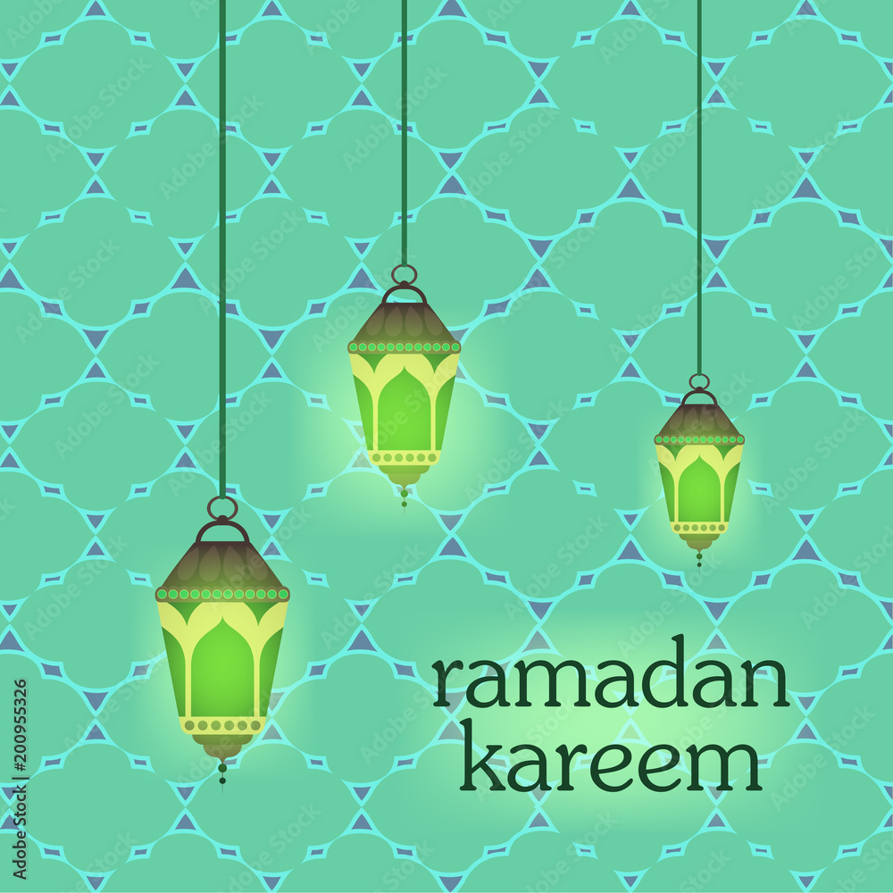 Obraz premium Ramadan kareem card.