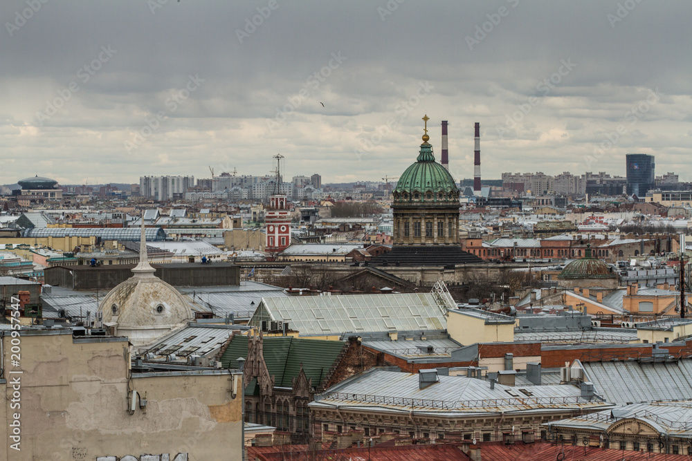 Cityscape of St Petersburg, Russia 